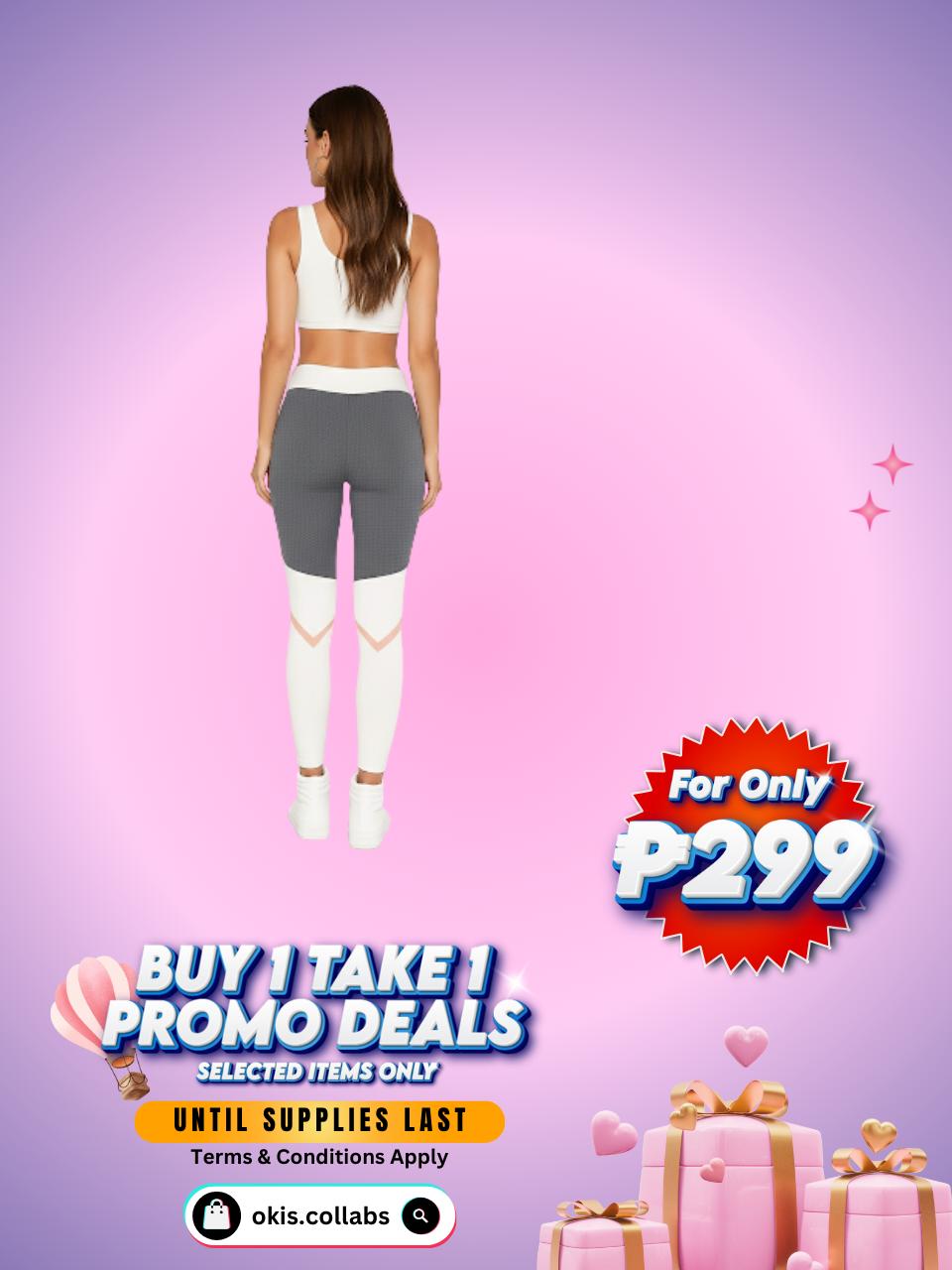 Colorblock V-Cut Active Leggings