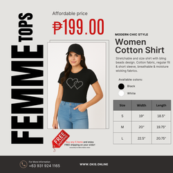 Women Cotton Shirt- Heart