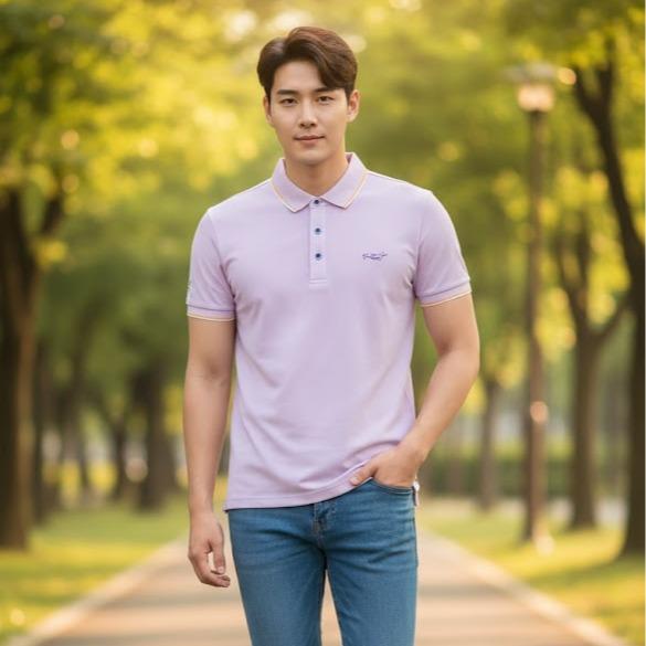 BETTER21- Men's Wear High Fashion Dry-fit Polo Shirt Korean Style with Different Logo