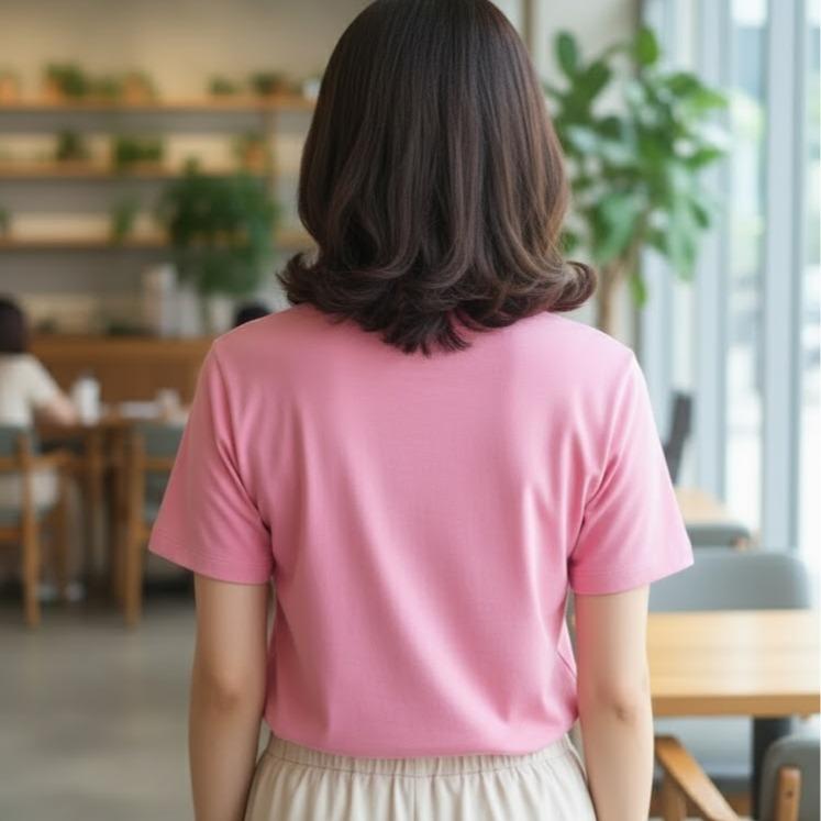 506GUAINAT Women's Cotton Cool-toned Bling Tee Shirt