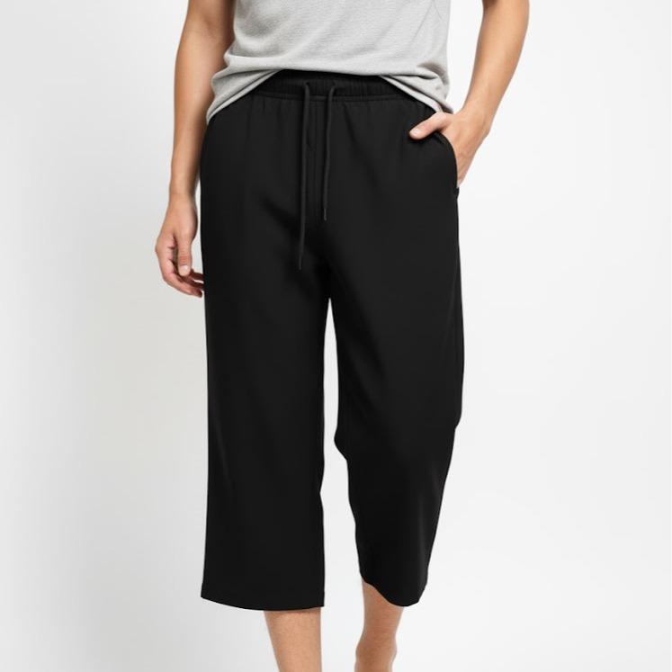 O'KIS Dryfit Sports CAPRI/TOKONG Garterized Free Size for Sports & Fashion Activities Black Printed Design Comfortable Fit