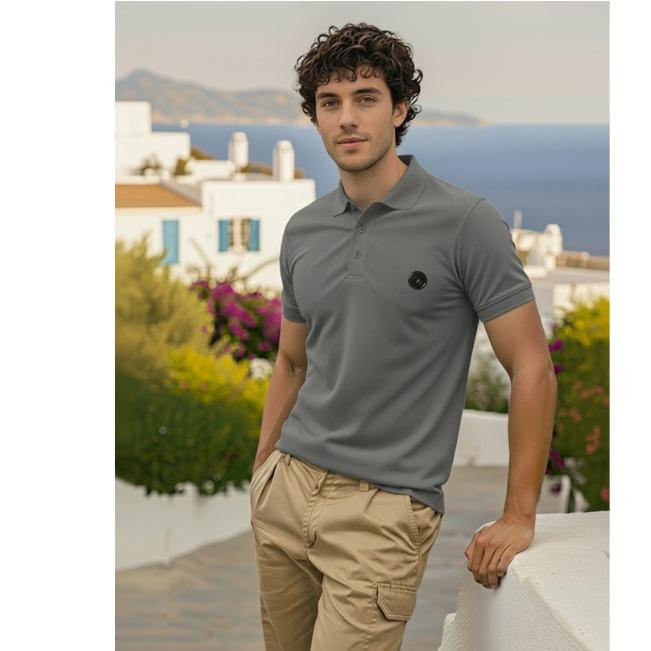 SPEED&F Dry-fit Polo Shirt- Male Top Korean Casual Style