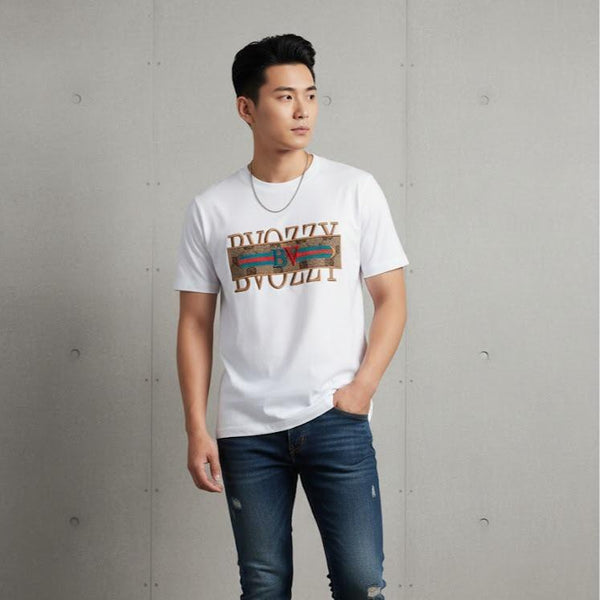 Men's or Women's Cotton Top in Crew Neck Fashionable Tee Shirt