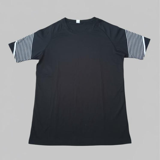UNISEX Cotton Shirt with Stripe Lines in Different Color for Sports Activities