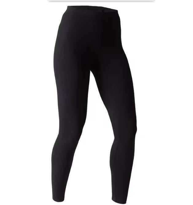 Classic Plain Yoga Leggings – Activewear for Women Black