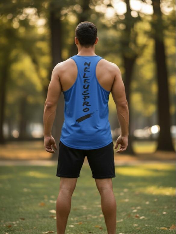 Men's Jersey Gym Sports Round Neck Sando Assorted Color Top for Athletic Wear (#2)