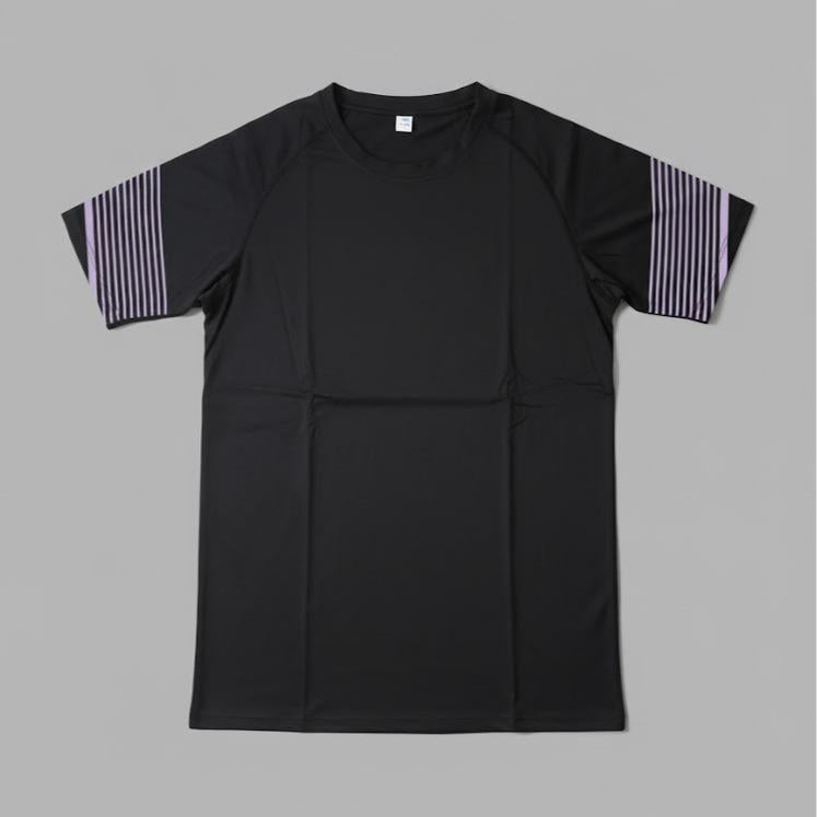 UNISEX Cotton Shirt with Stripe Lines in Different Color for Sports Activities