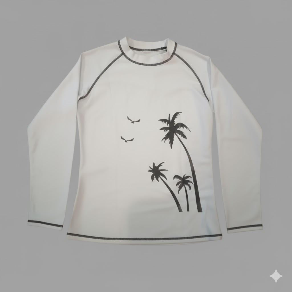 Women's Swimwear/Sports Wear Microfiber & Cotton Longsleeved