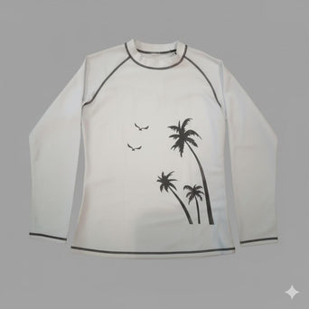 Women's Swimwear/Sports Wear Microfiber & Cotton Longsleeved