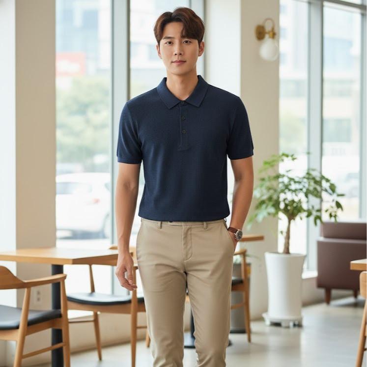 ASSORTED Men's Wear High Fashion Dry-fit Polo Shirt Korean Style Modern Comfort All Seasons Versatile Stylish for Summer