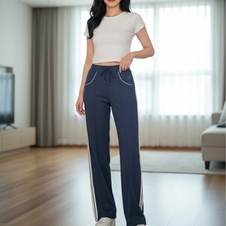 FP63008B Women's Classic Ferry Pure Cotton Straight Cut Pants