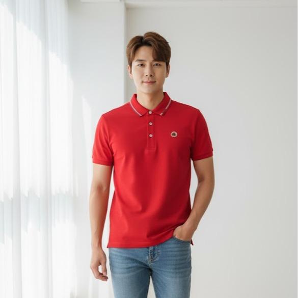 FAST OKIS COLLECTIONSSS- Men's Wear High Fashion Dry-fit Polo Shirt Korean Style with Unique Logo for Modern Comfort