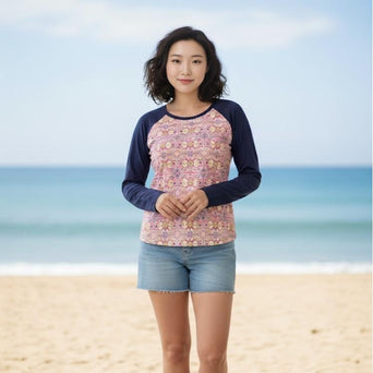 Womens Rash Guard/Longsleeve for Swimming Assorted Designs