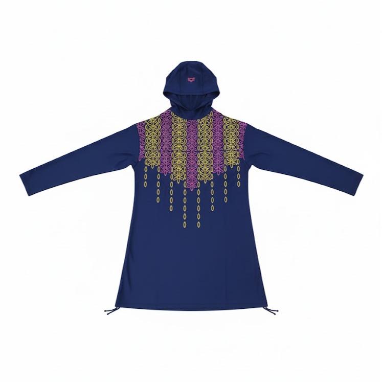 Women's Assorted PLUS SIZE BLOUSES/DUSTERS with Hood for Swimming Activities