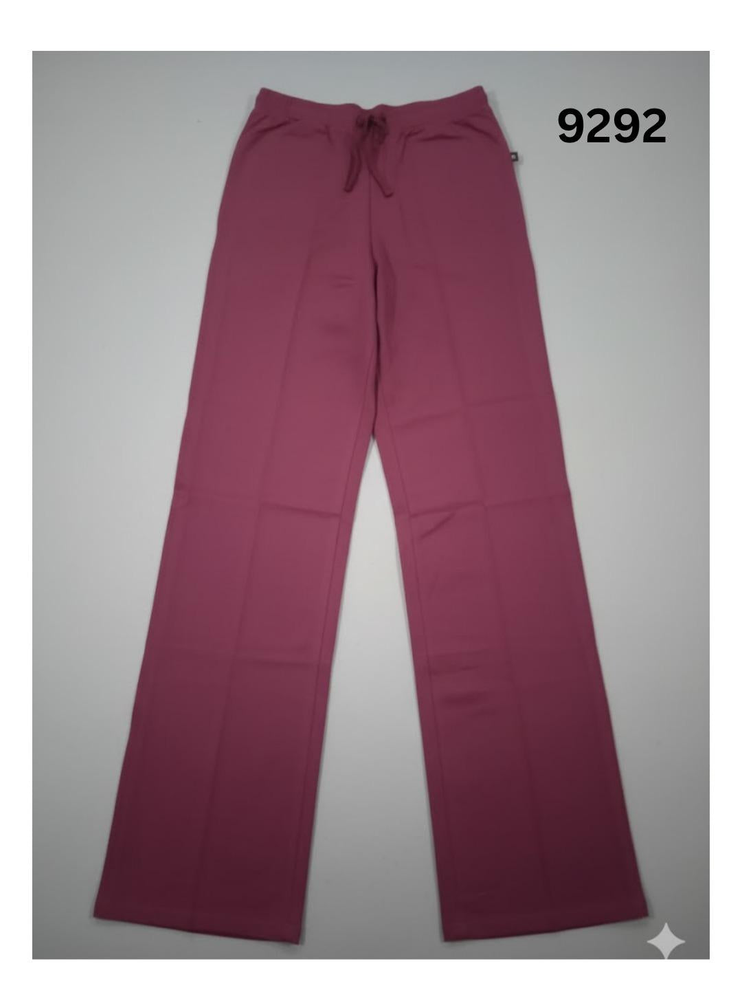 Women's STAIRGHT CUT Pants FERRY PURE COLLECTIONS Women's Top Apparel (MAROON/RED)