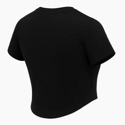 Black Crop Top "NEW YORK"