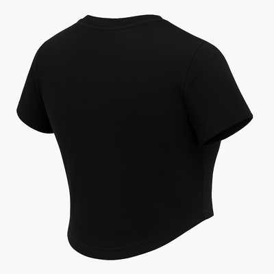 Black Crop Top "NEW YORK"