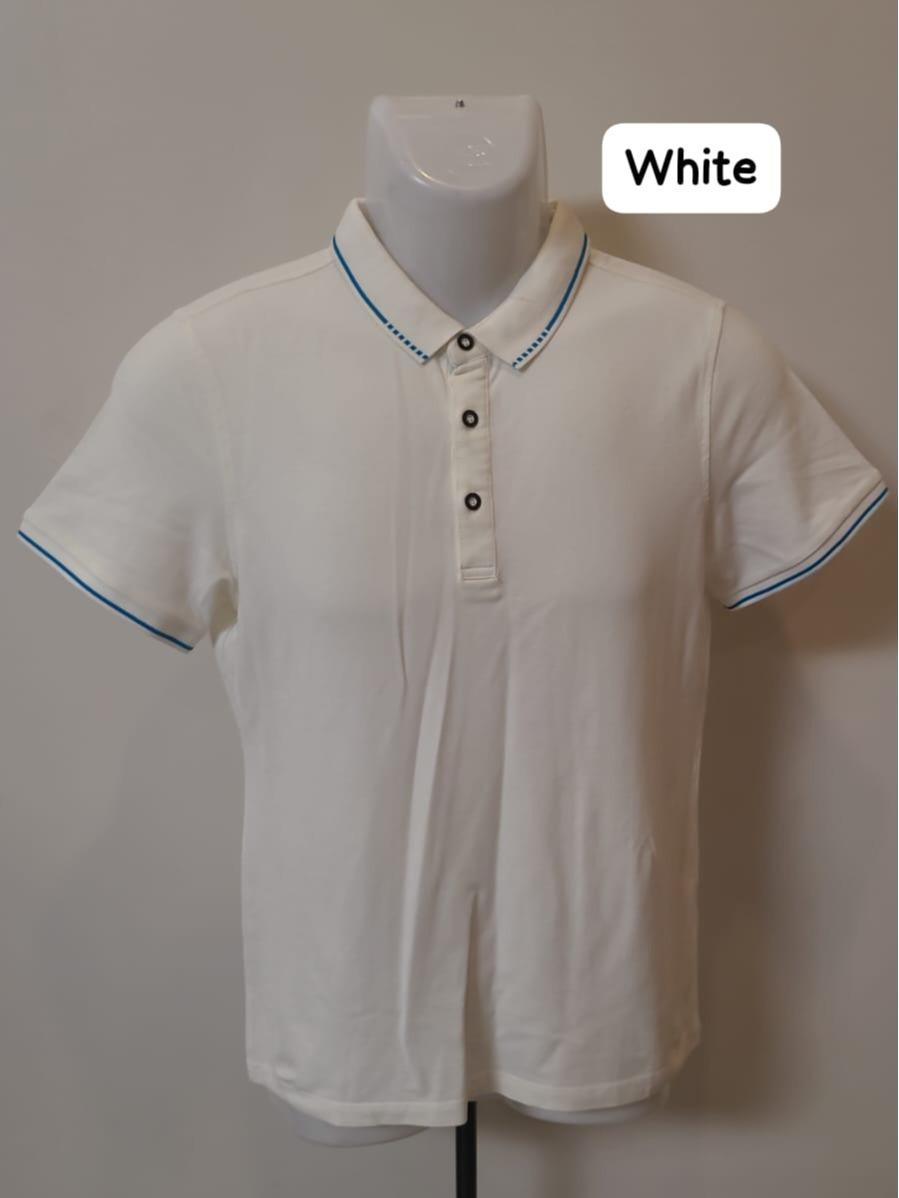 DOTTED- Men's Wear High Fashion Dry-fit Polo Shirt Korean Style