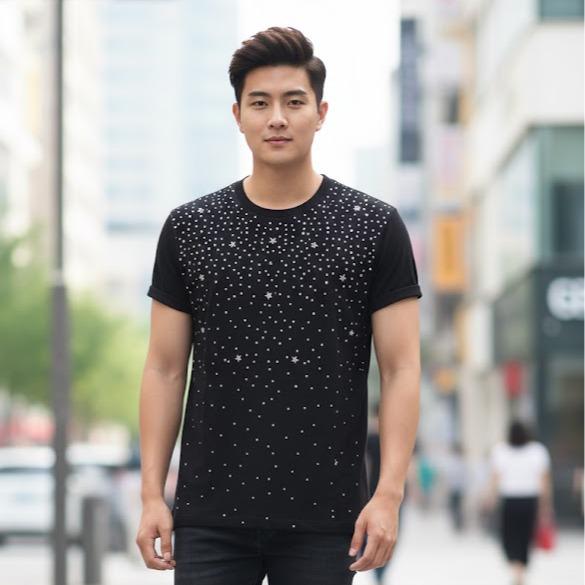 Men's High Fashion T-shirt in White Color for Stylish Outfits