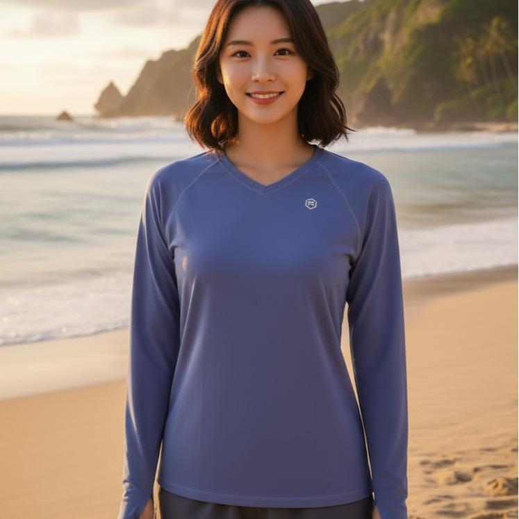 Womens Rash Guard/Longsleeve for Swimming Assorted Designs