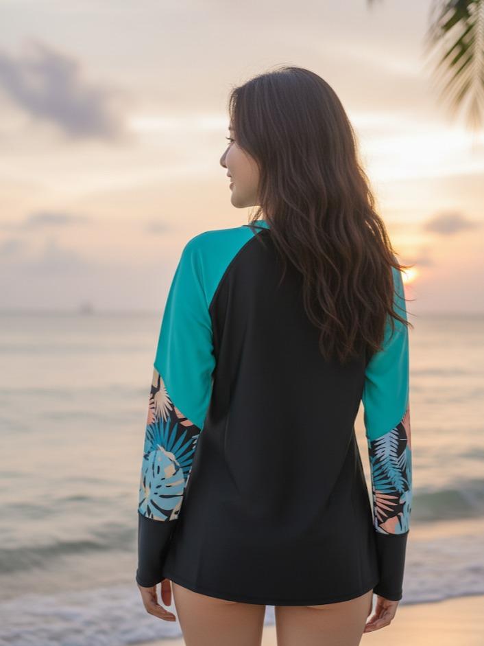 Women's Attarco Collections Swiming RASH GUARD Longsleeve (#4)