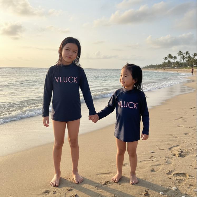 VLUCK Kids 4yrs to 8yrs Unisex Rashguard Swim Wear for Boys & Girls (#12)