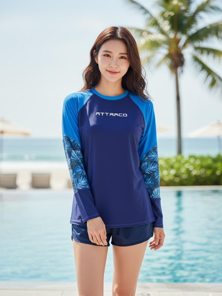 Women's Attarco Collections Swiming RASH GUARD Longsleeve (#4)