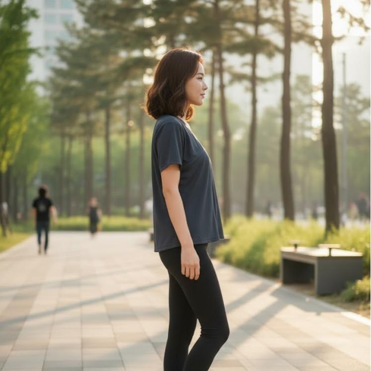 FPF001A Women's Cotton Top Tee Shirt in V-Neck & Gray Color