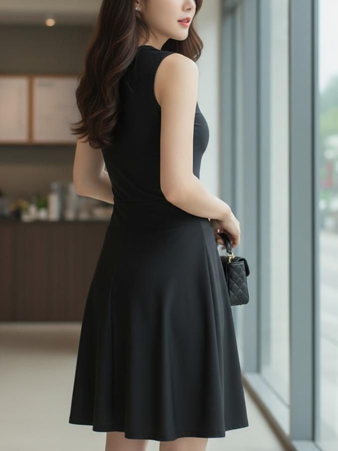 Women High Waist Skirts Summer Above the Knee Korean Style Female Fashion (#7)