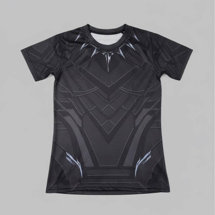 Mens Printed Super Hero Graphic Tee Shirt for Sports & Workout Activities