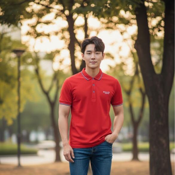 BETTER21- Men's Wear High Fashion Dry-fit Polo Shirt Korean Style with Different Logo