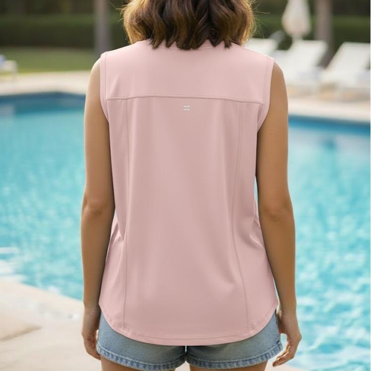 Women's Plain Sportswear/Swimming wear Compression Sando/Backless/Dresses for Outdoor Activities