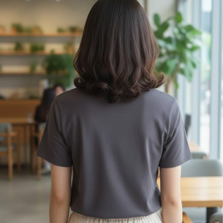 506GUAINAT Women's Cotton Cool-toned Bling Tee Shirt