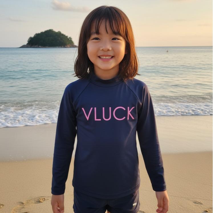 VLUCK Kids 4yrs to 8yrs Unisex Rashguard Swim Wear for Boys & Girls (#12)