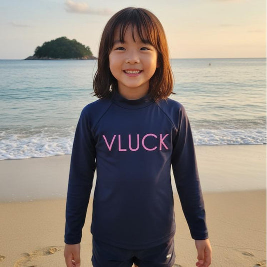 VLUCK Kids 4yrs to 8yrs Unisex Rashguard Swim Wear for Boys & Girls (#12)