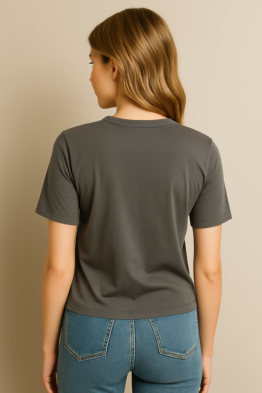 Gray Bunny Bling Tee