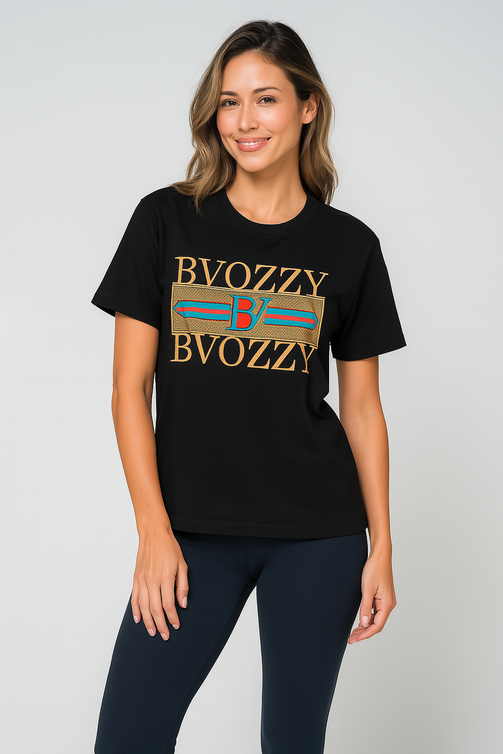 Black BV Luxury-Inspired Graphic Tee