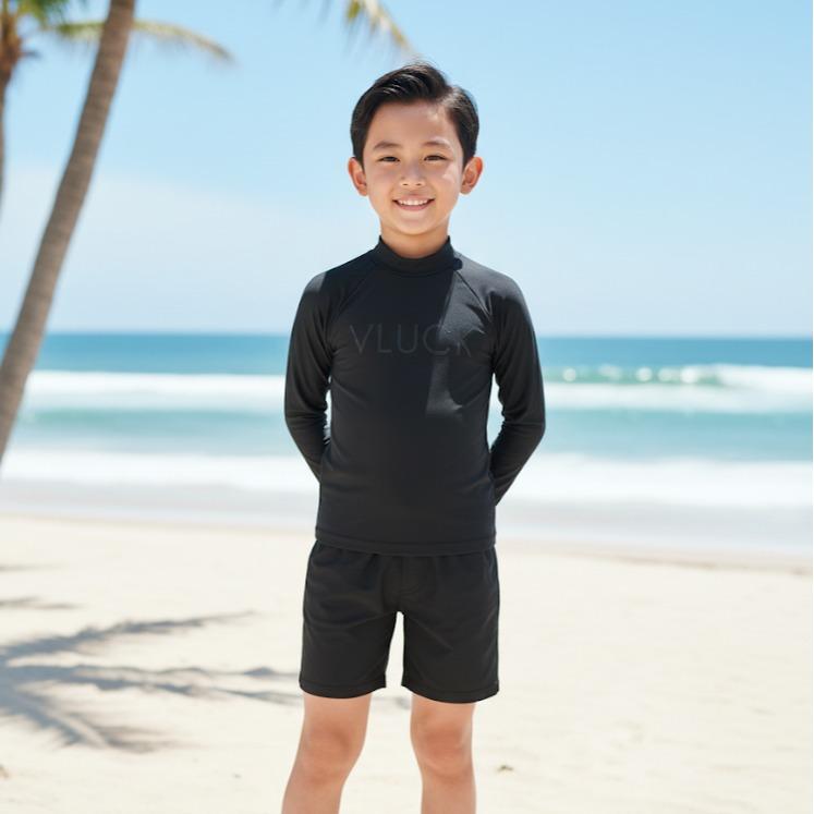 VLUCK Kids 4yrs to 8yrs Unisex Rashguard Swim Wear for Boys & Girls (#12)