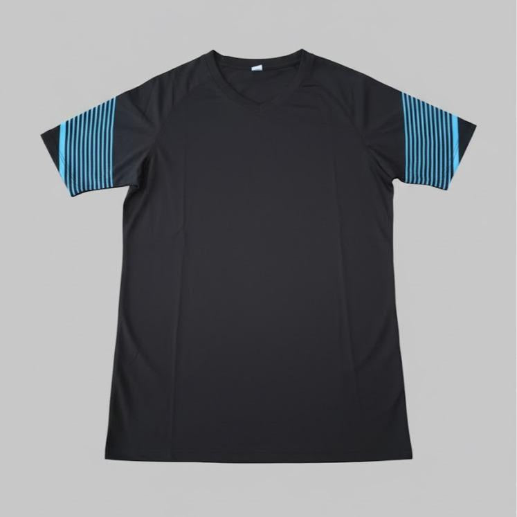 UNISEX Cotton Shirt with Stripe Lines in Different Color for Sports Activities