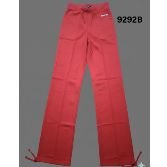 Women's STAIRGHT CUT Pants FERRY PURE COLLECTIONS Women's Top Apparel (MAROON/RED)