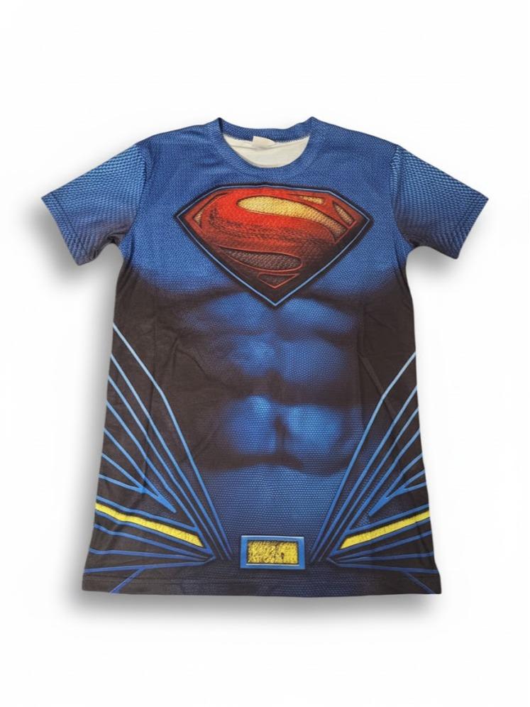 Male Kiddies Rash Guard T-shirt Super Hero Printed Design (8-14 YRS OLD)