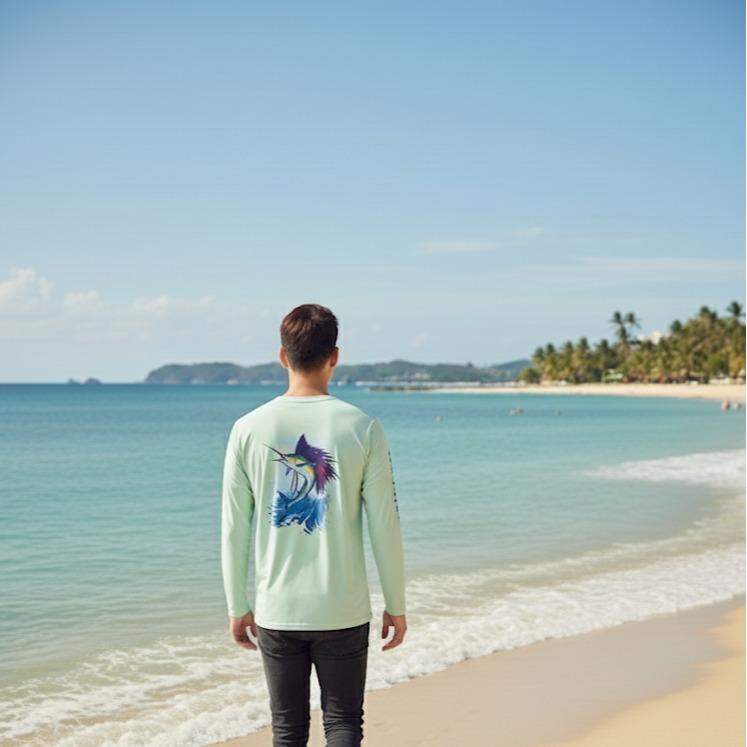 Men's/Women's Swim Wear Longsleeve St. Thomas U.S V.I (#16C&D)