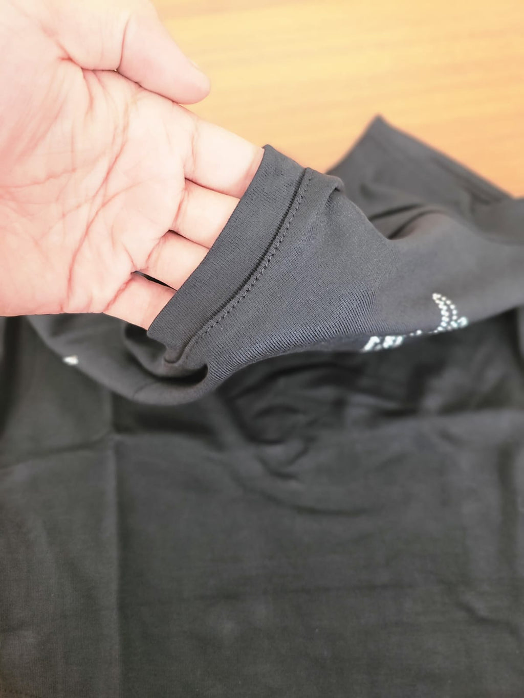 Bling Top Tee Shirt - Korean Style Women's Wear with Sparkling Designs on Black Fabric