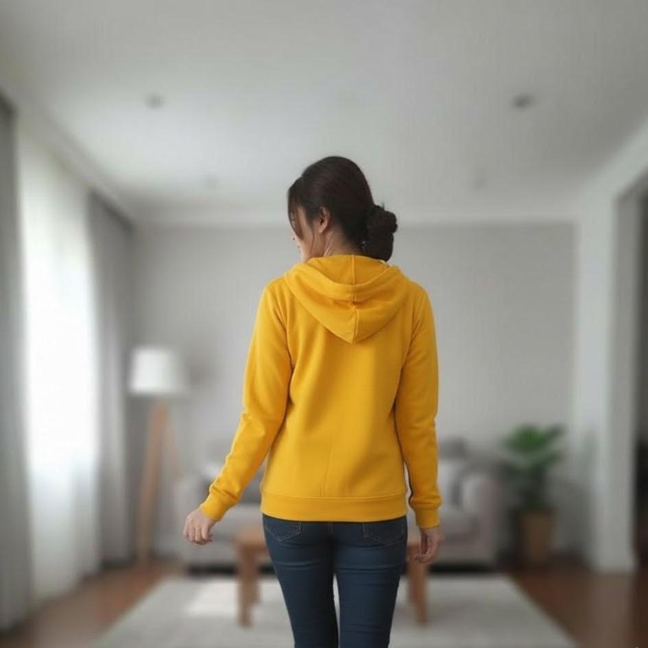 FP6231A Women's Classic Ferry Pure Cotton Shirt Sleeve Jacket with White/Yellow Lining Color