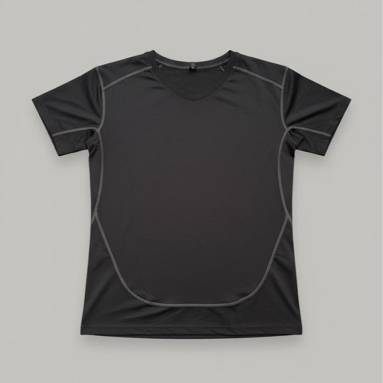 Men's BLACK Tee Shirt for Sports & Workout Activities Comfortable Breathable Material Ideal for Athletes and Fitness Enthusiasts