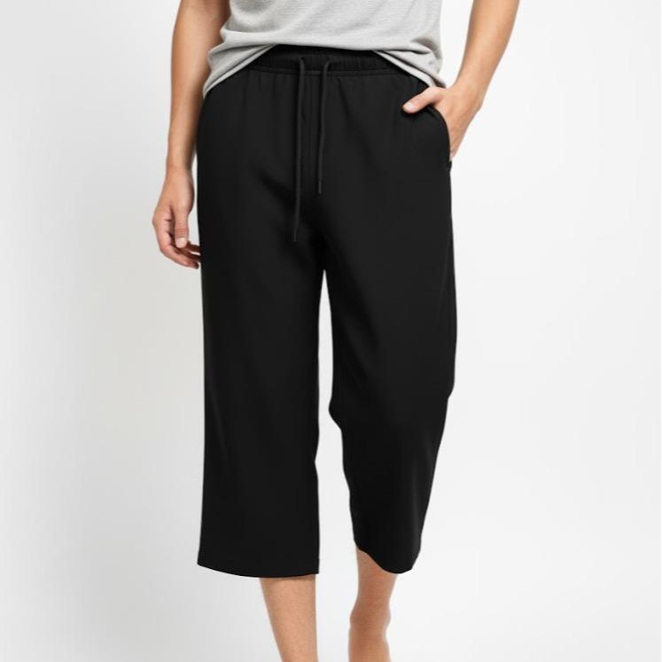 O'KIS Dryfit Sports CAPRI/TOKONG Garterized Free Size for Sports & Fashion Activities Black Printed Design Comfortable Fit