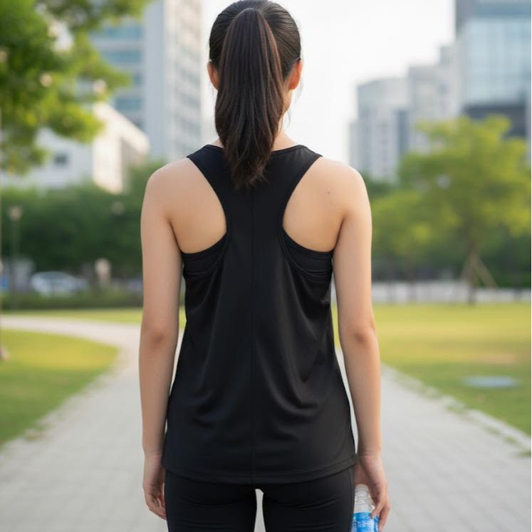 Women's Plain Sportswear/Swimming wear Compression Sando/Backless for Outdoor Activities