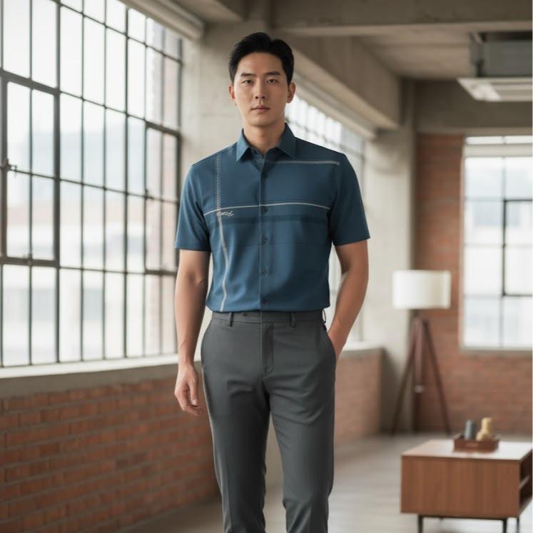 ASSORTED Men's Wear High Fashion Dry-fit Polo Shirt Korean Style with Different Logo