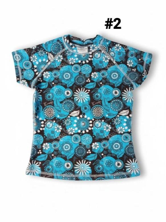 Female Kiddies Rash Guard T-shirt/Blouse Printed Design