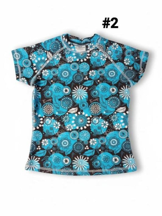 Female Kiddies Rash Guard T-shirt/Blouse Printed Design